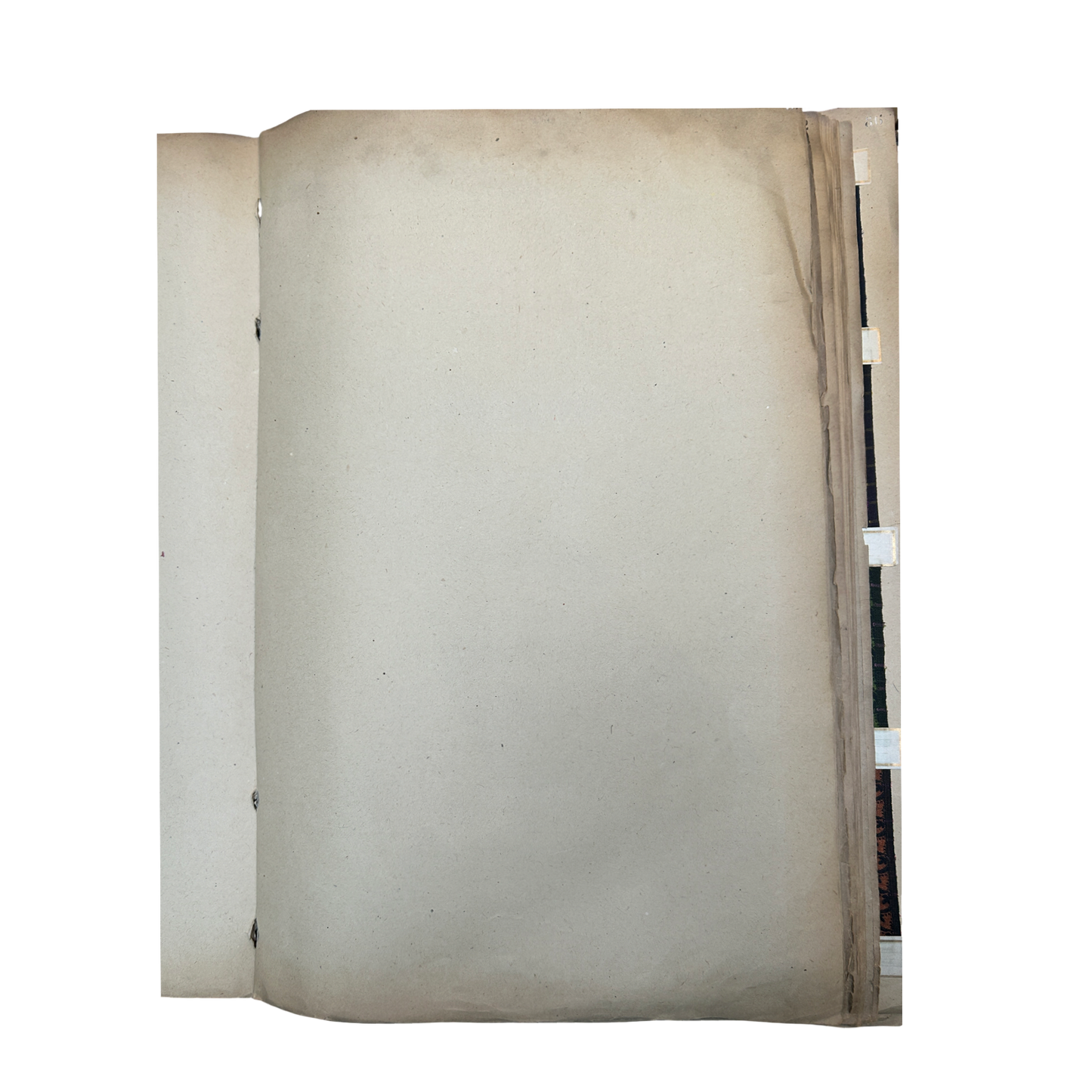 Page No. 18/19 from Antique Fabric Swatch Book, c1900 Lyon, France