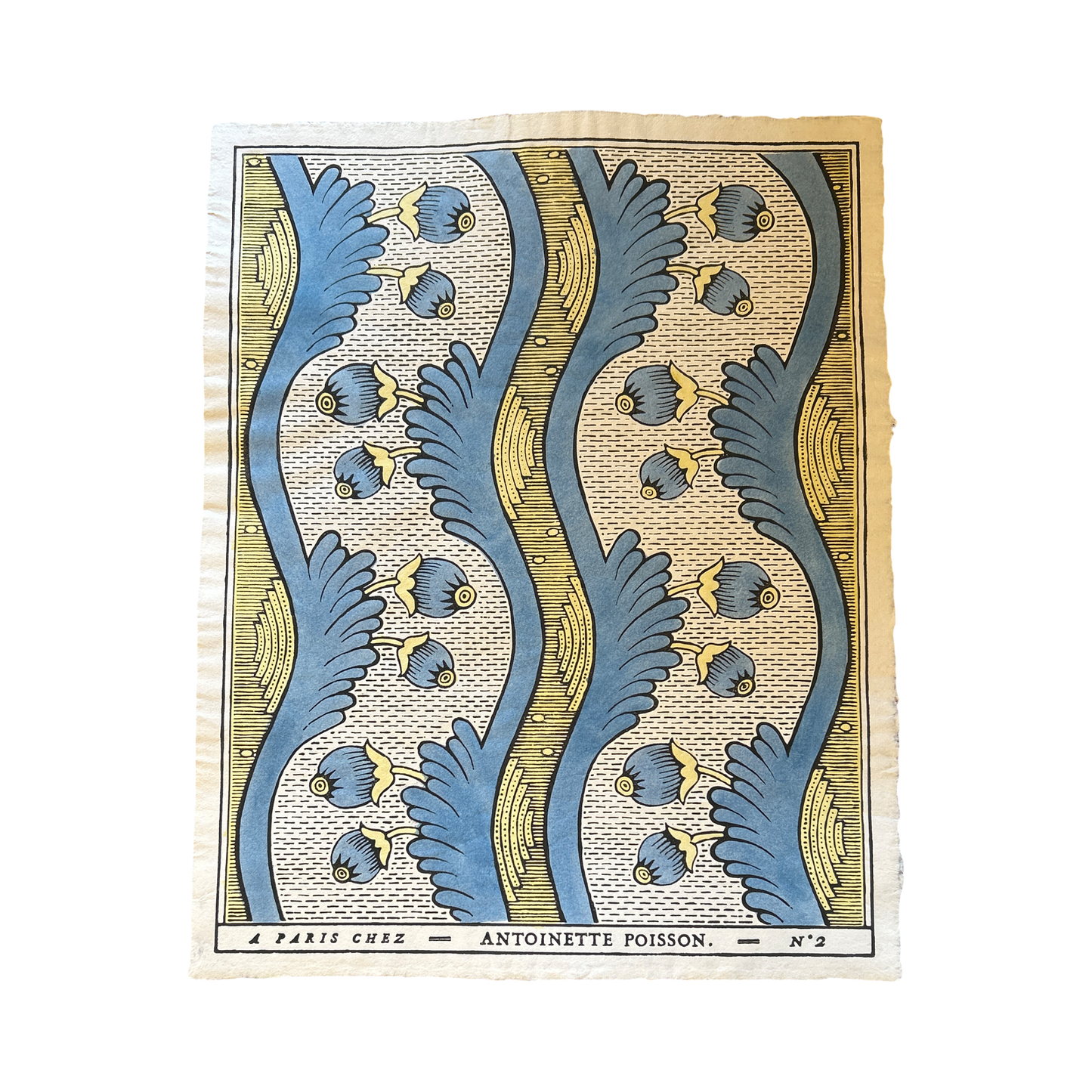 Antoinette Poisson Domino Paper No.2A “Grenades Couleurs"