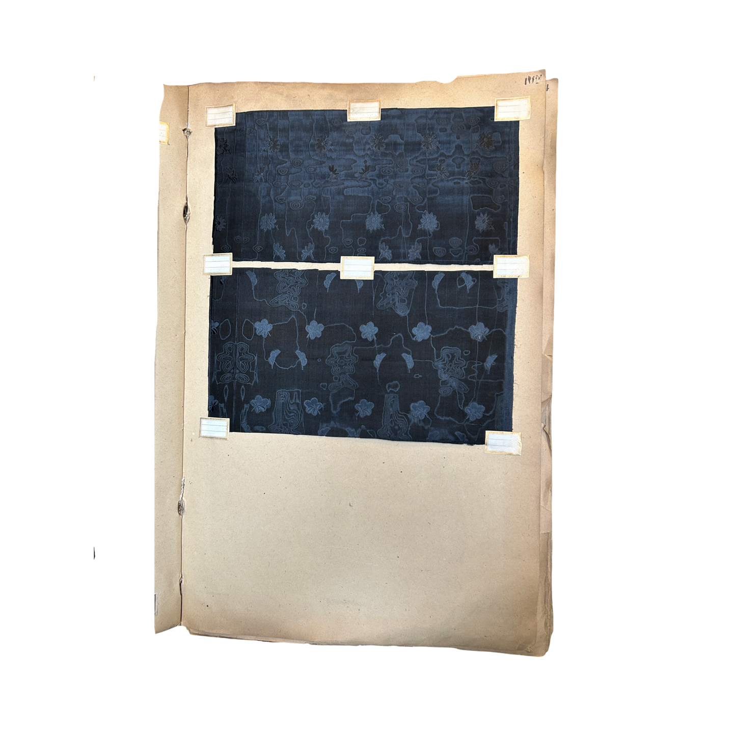 Page No. 102/103 from Antique Fabric Swatch Book, c1900 Lyon, France