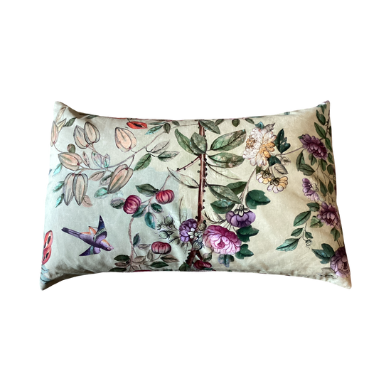 Antoinette Poisson Large Linen Pillow No. 70B 'Canton Green', No Trim