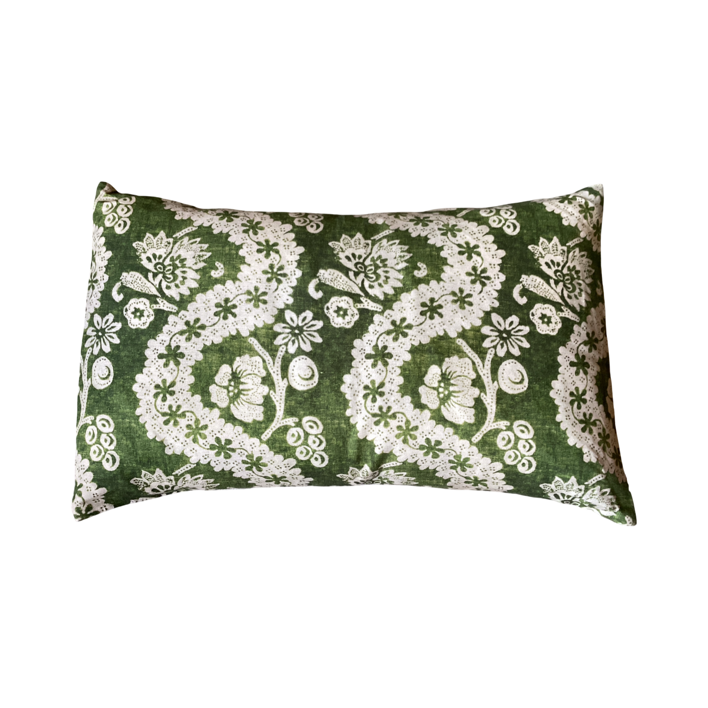 Antoinette Poisson Large Linen Pillow No. 96C 'Oratorio Vert'