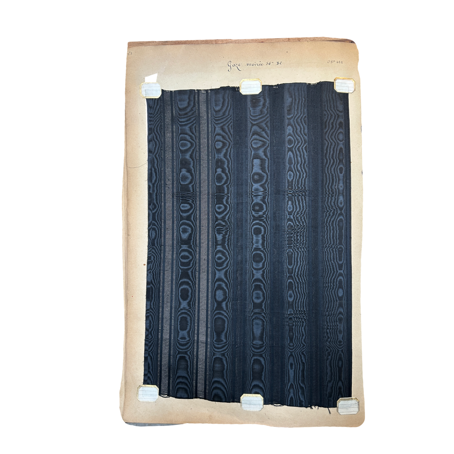 Page No. 68/69 from Antique Fabric Swatch Book, c1900 Lyon, France