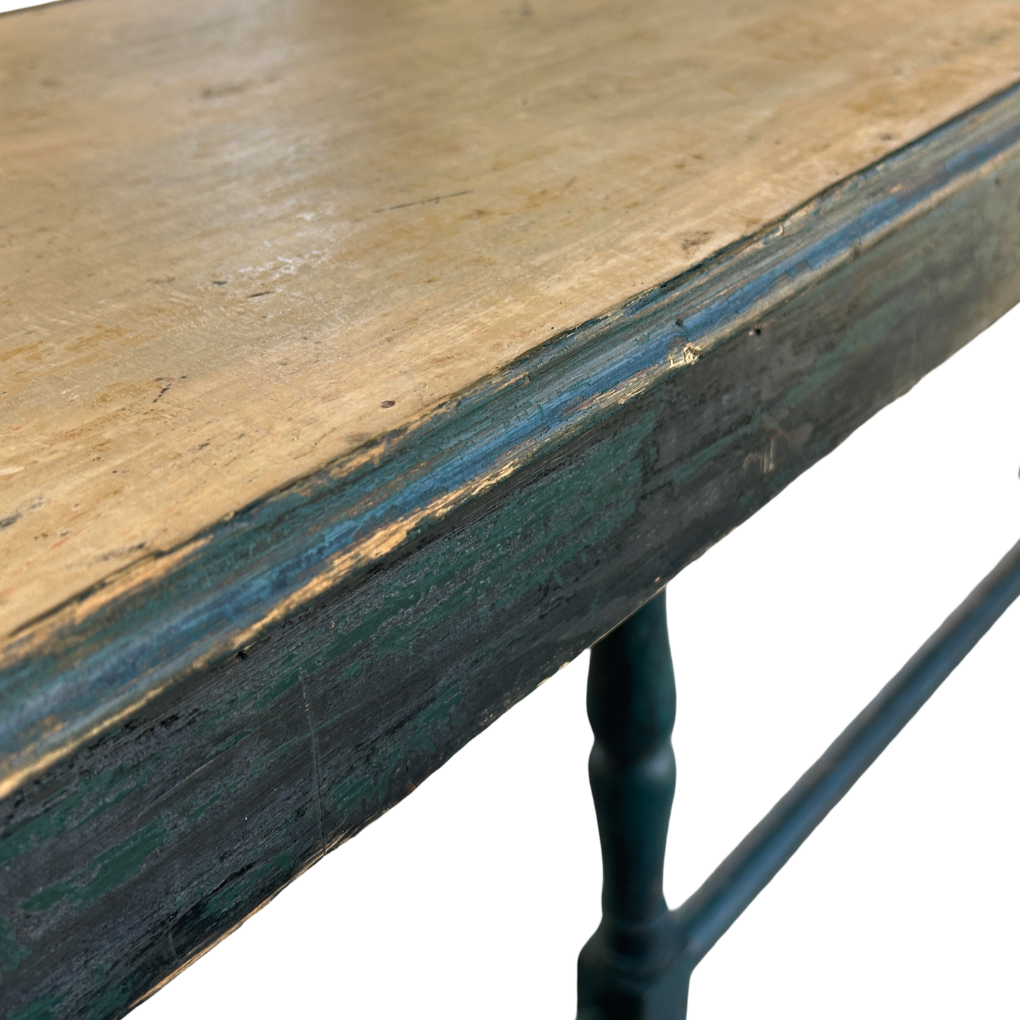 Antique French Wood Florist table, early 1900's