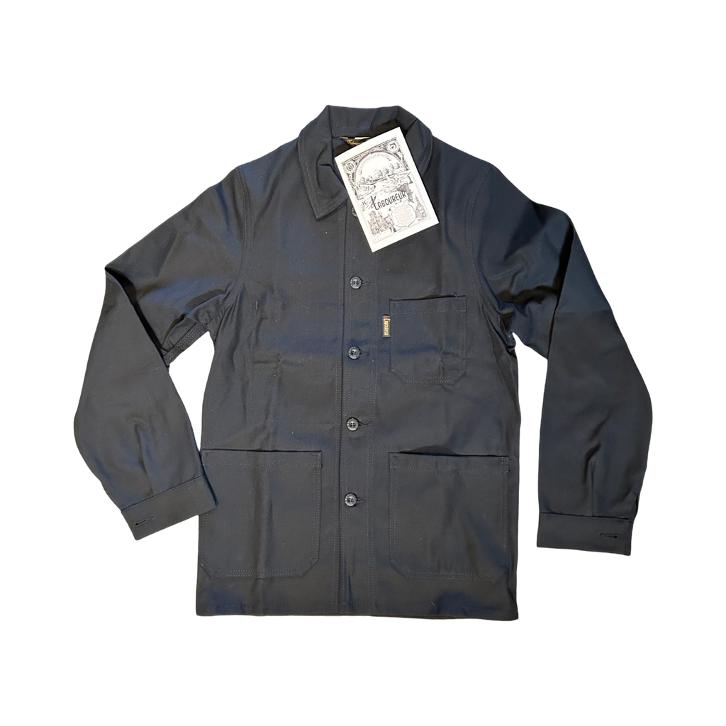 オ*ブ様 Le Laboureur FRENCH WORK JACKET Mol Le Laboureur French Chore Coat in Noir – Wellyhaus