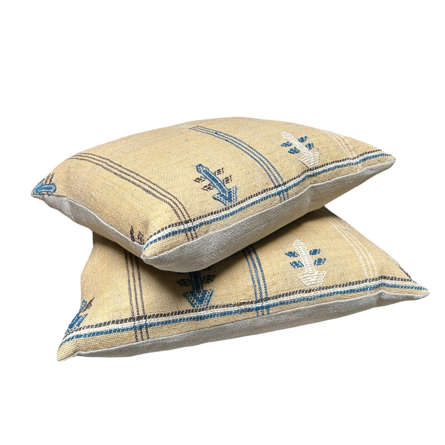 Linen Pillow 18” x18” - Akriti Sand