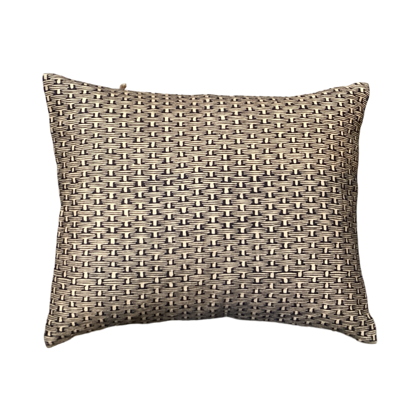 Antoinette Poisson Small Linen Pillow No.18B “Osier Tabac”