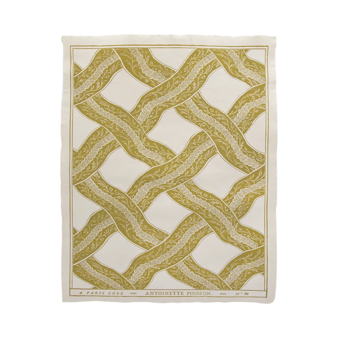 Antoinette Poisson Domino Paper No. 99A 'Odelette tilleul'