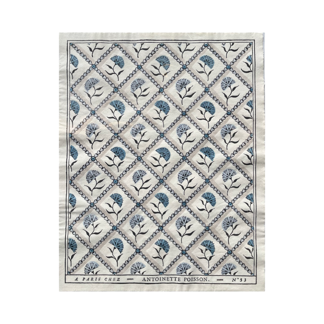 Antoinette Poisson Domino Paper No.53B "Oeillets“