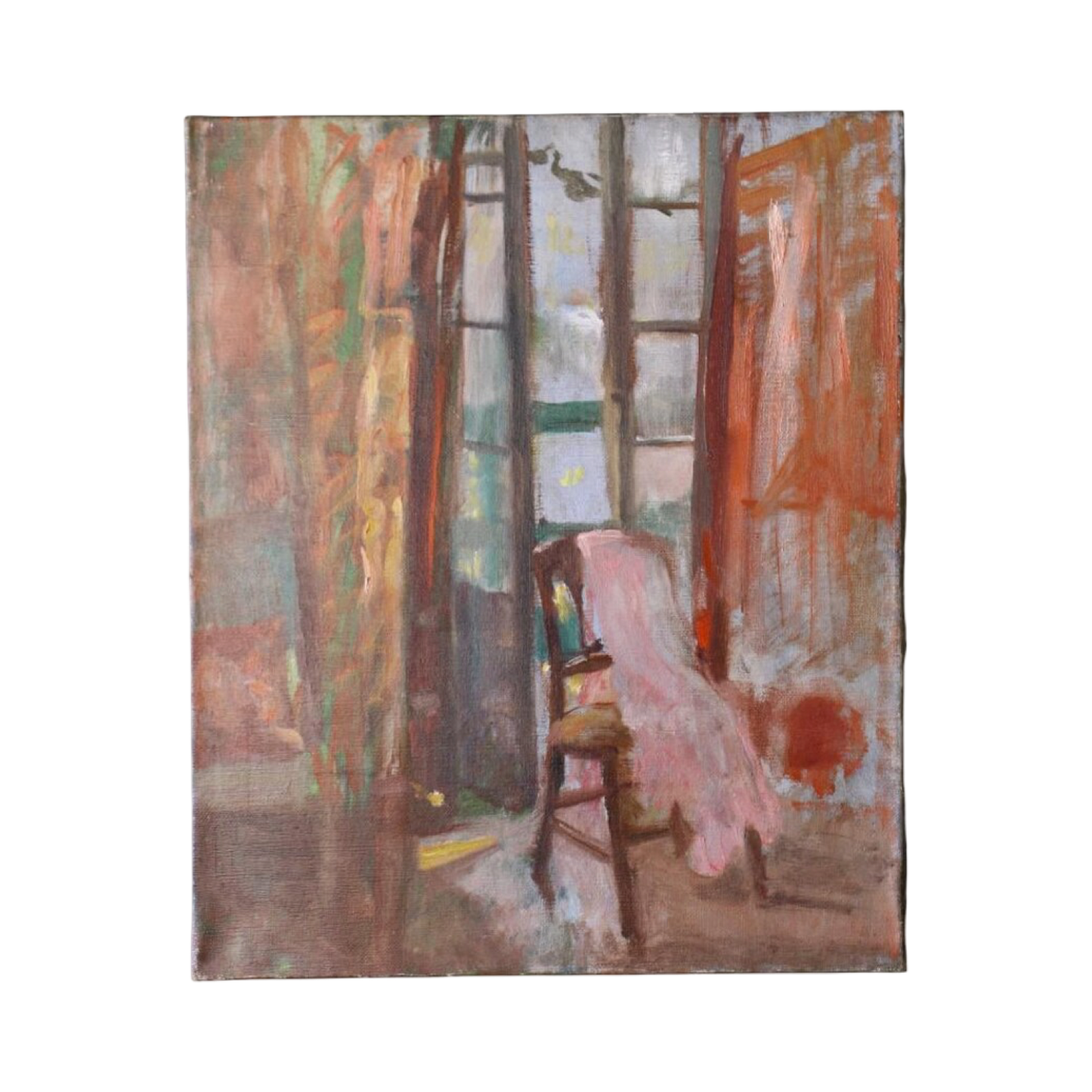 Vintage Interior Painting by Cecile Hertz-Eyrolles