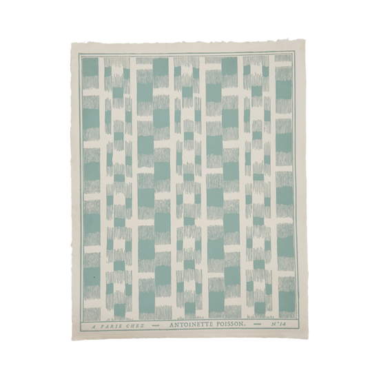 Domino Paper No.14B Ikat Teal