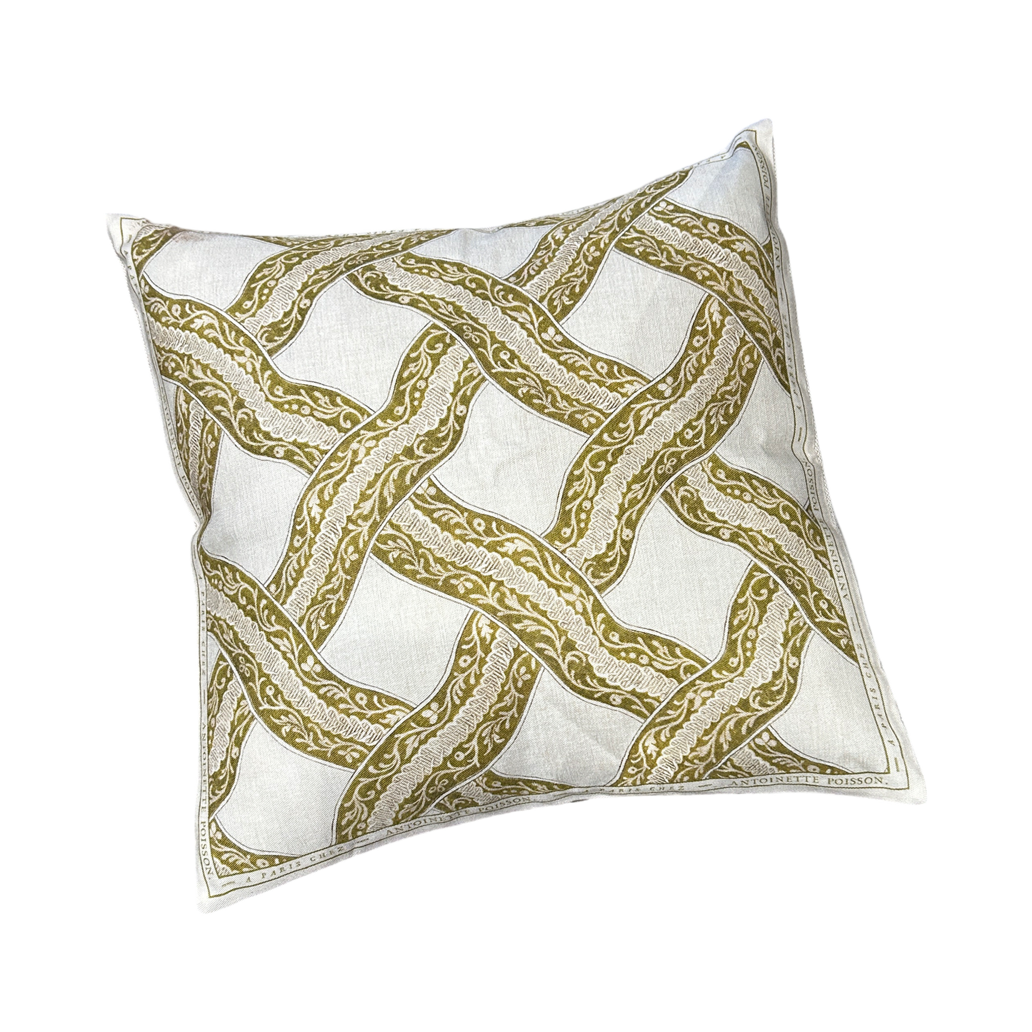 Antoinette Poisson Small Linen Pillow No. 99A 'Odelette'