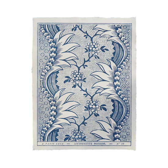 Domino Paper No. 72B “Torrent Indigo”