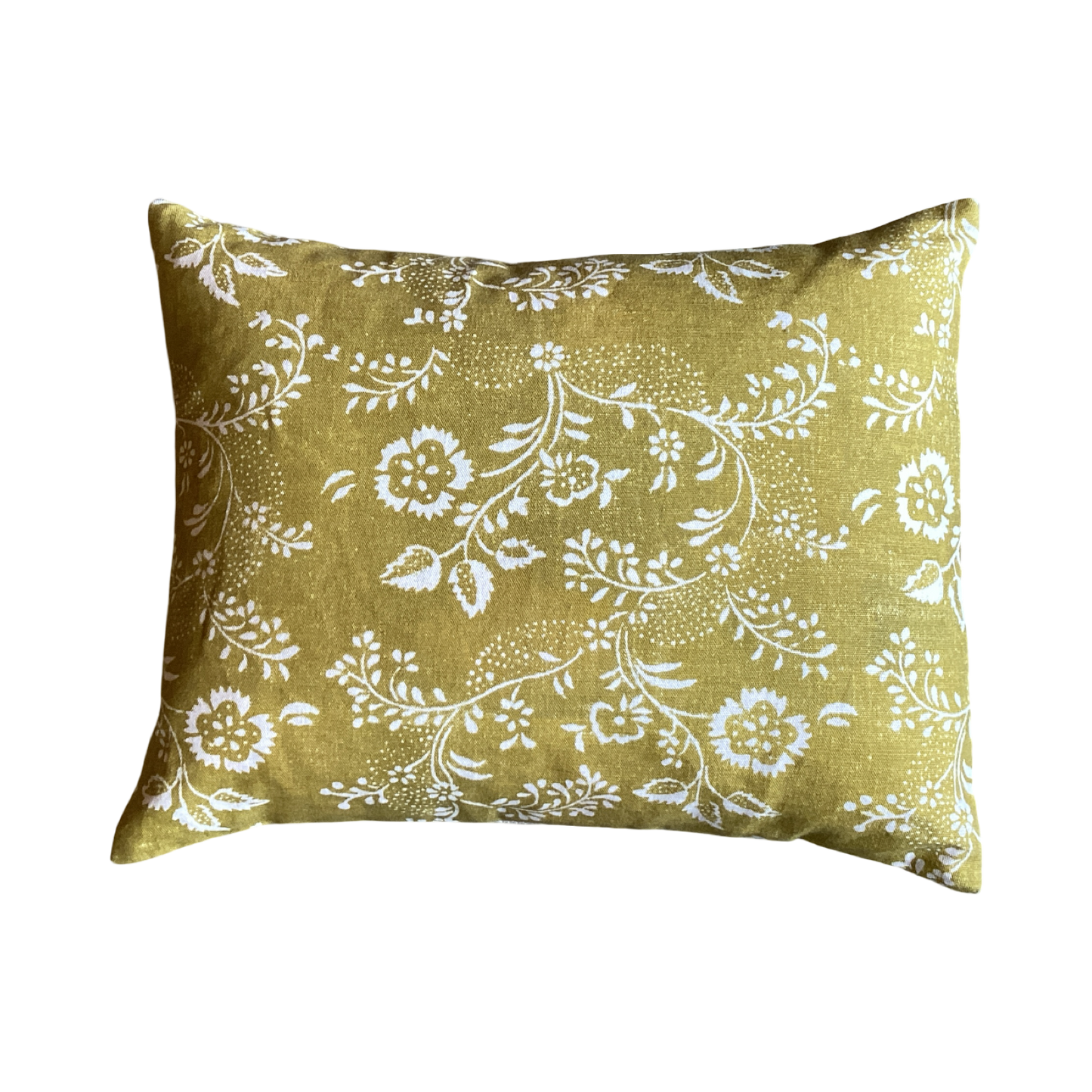 Antoinette Poisson Small Linen Pillow No. 97A 'Menuet Tilleul'