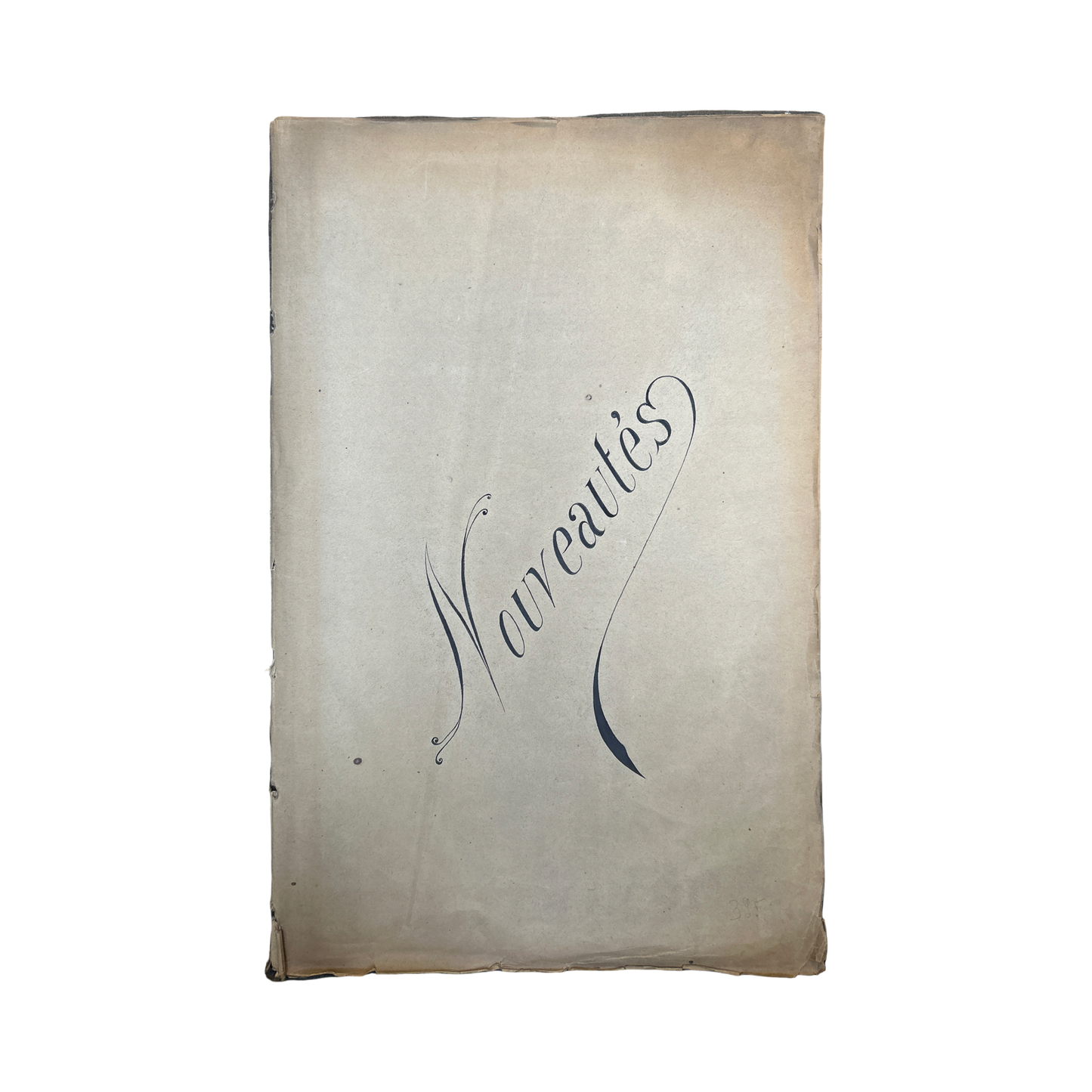 Page No. 0/1 from Antique Fabric Swatch Book, c1900 Lyon, France