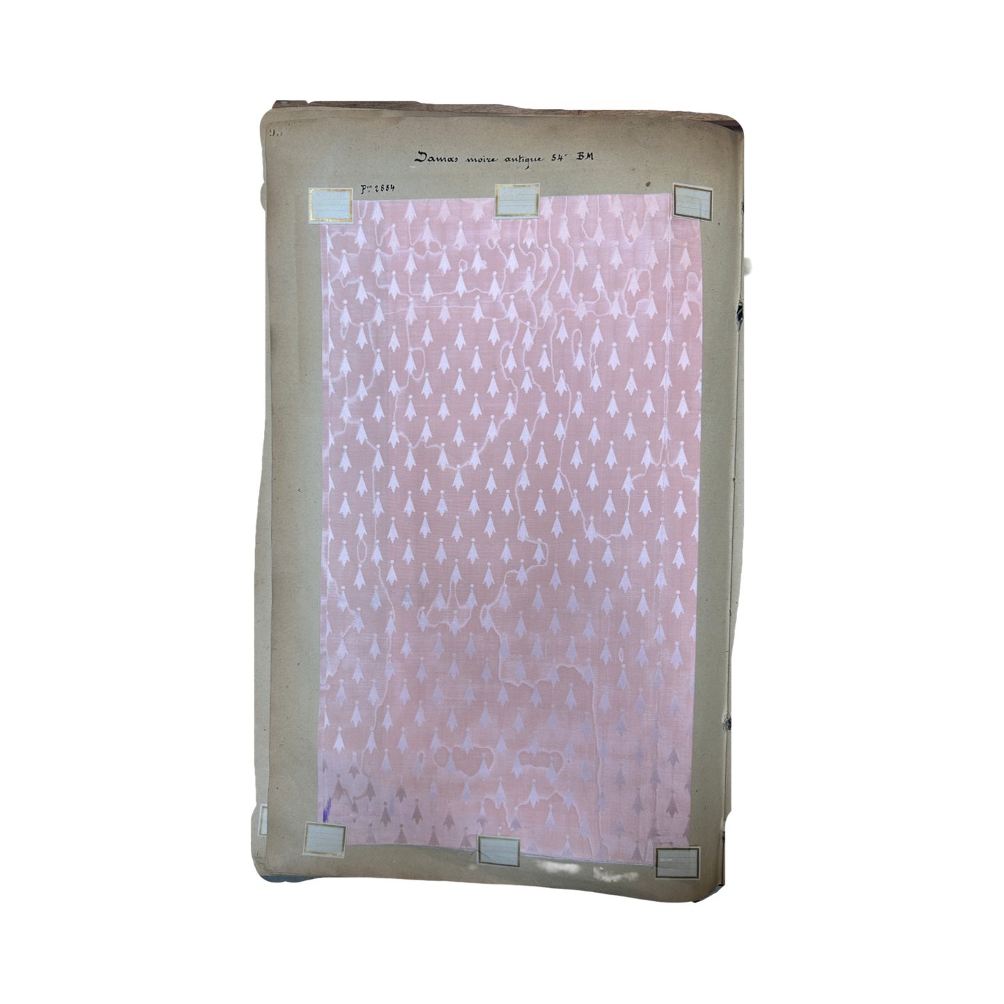 Page No. 94/95 from Antique Fabric Swatch Book, c1900 Lyon, France