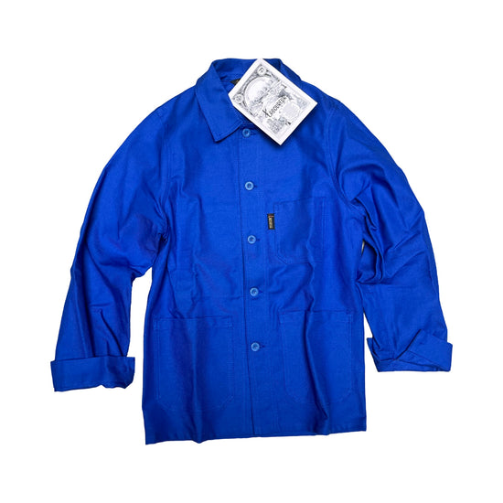 Le Laboureur French Chore Coat in Bugatti Blue