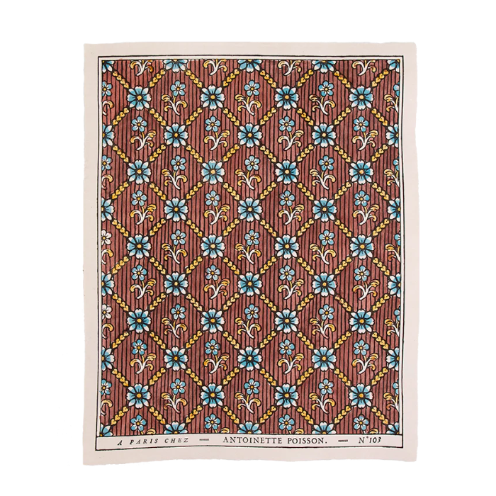 Antoinette Poisson Domino Paper No.103 “Coeur Garance”
