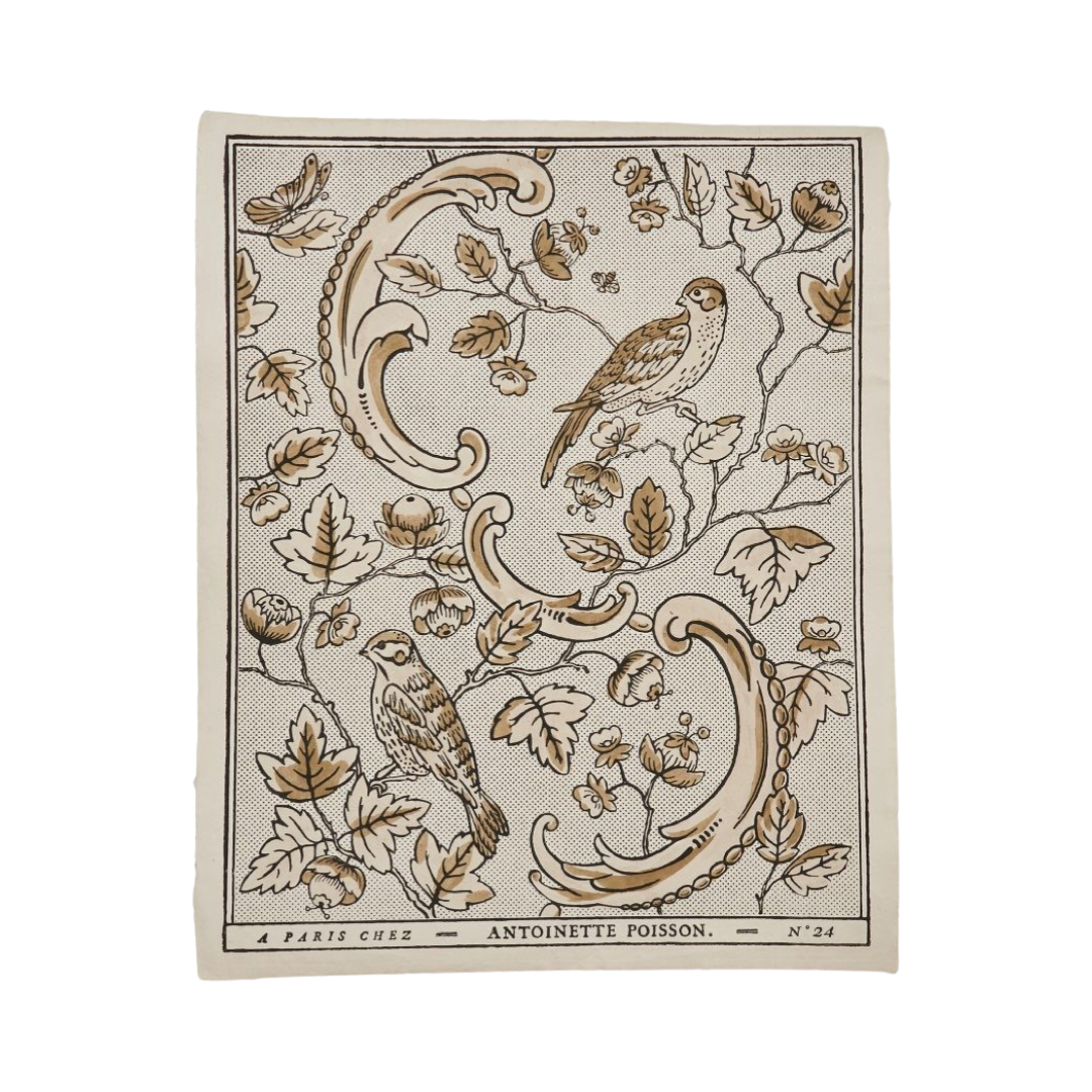 Domino Paper No.24B “Oiseaux & Feuillage”