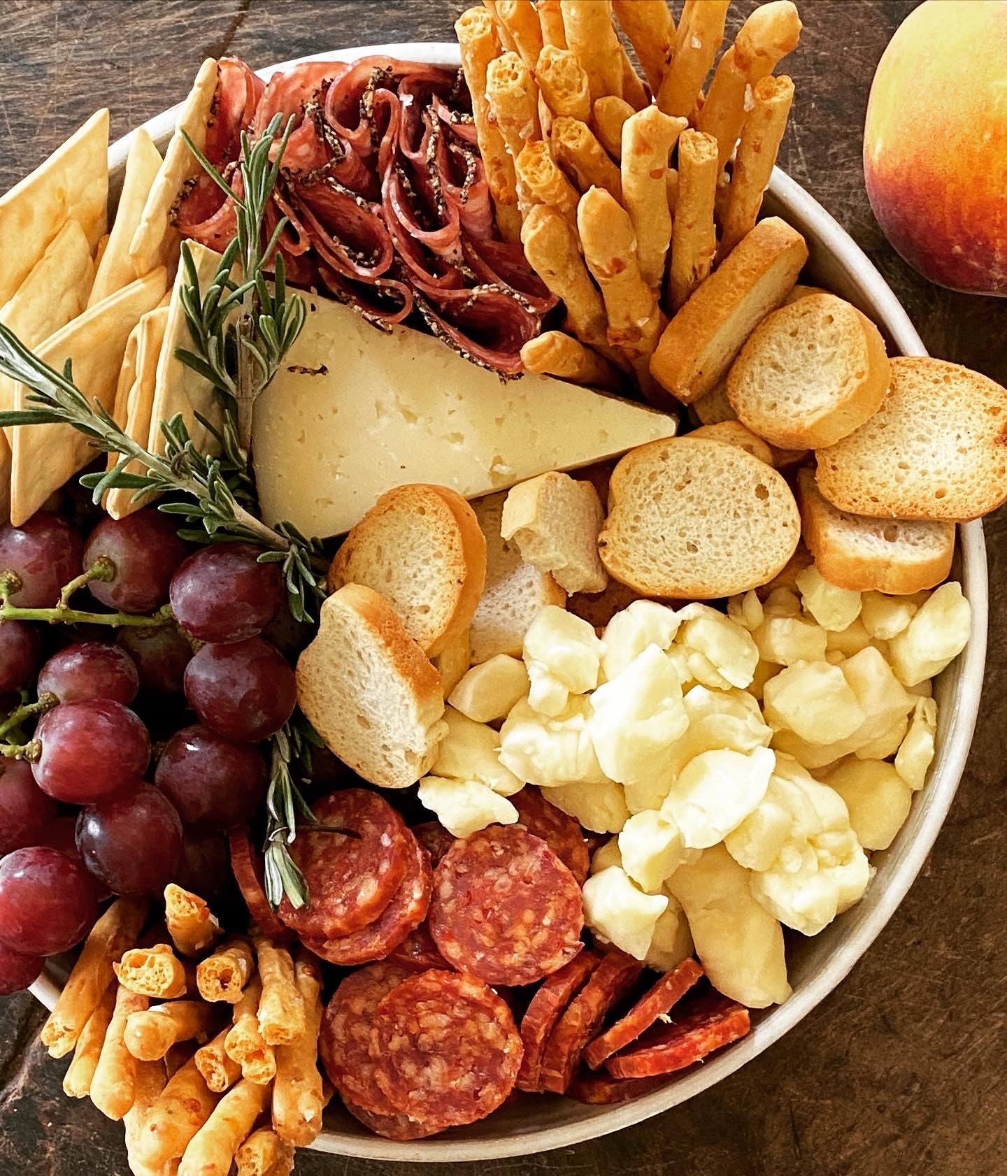 The Round Charcuterie Tray
