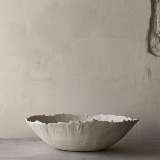Porcelain Linen Round Bowl