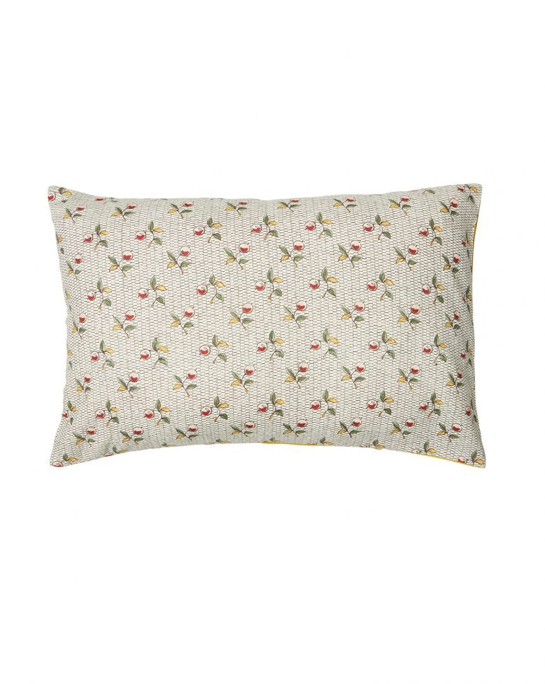 Antoinette Poisson Large Linen Pillow No. 56A "Baies”