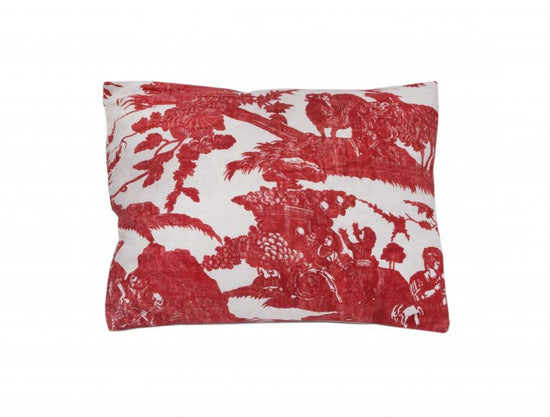 Antoinette Poisson Small Linen Pillow No.82 “Beautiran”