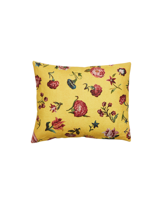 Antoinette Poisson Small Linen Pillow No.62 “Bien Aimee”