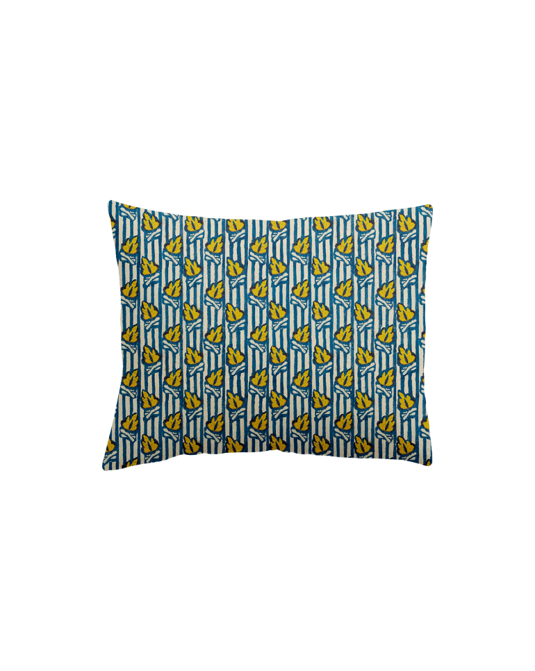 Antoinette Poisson Small Linen Pillow No.63 “Tison”