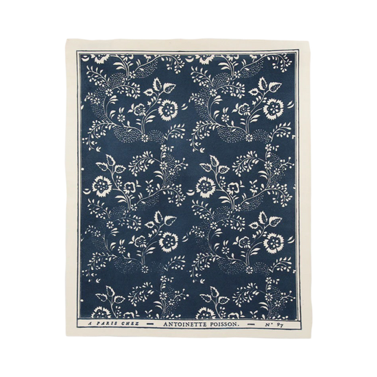 Antoinette Poisson Domino Paper No. 97B 'Menuet Indigo'