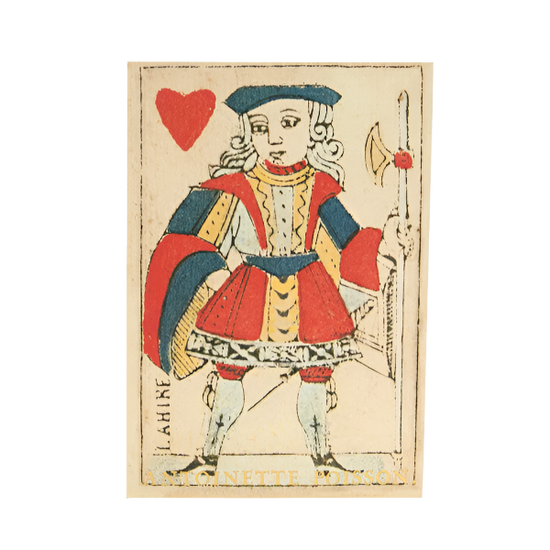 Antoinette Poisson Playing Card Notebook