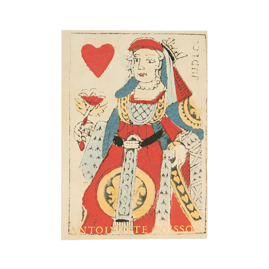 Antoinette Poisson Playing Card Notebook